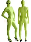 Light Green Open Eyes Second Skin Full Body Lycra Skinsuit Spandex Catsuit Zentai Unitard Light Green Open Eyes Second Skin Full Body Lycra Skinsuit Spandex Catsuit Zentai Unitard