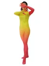 Spandex Clothing Gradient Color Unisex Lycra Spandex Bodysuit Zentai Skinsuit Leotard Second-skin Clothing