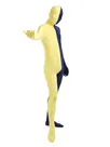 Yellow and Navy Unisex Second Skin Full Body Lycra Spandex Zentai Catsuit Skinsuit Yellow and Navy Unisex Second Skin Full Body Lycra Spandex Zentai Catsuit Skinsuit