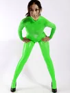 Women Natural Latex Catsuit Second-skin Clothing Green Latex Catsuits