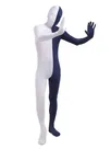 White Navy Lycra Spandex Zentai Catsuit Skinsuit Unisex Second Skin Full Body Zentai Catsuit Skinsuit White Navy Lycra Spandex Zentai Catsuit Skinsuit Unisex Second Skin Full Body Zentai Catsuit Skinsuit