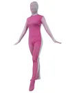 Pink Split Bodysuit Second Skin Full Body Lycra Skinsuit Spandex Catsuit Zentai Unitard