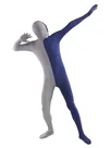 Grey and Navy Unisex Second Skin Full Body Lycra Spandex Zentai Catsuit Skinsuit Grey and Navy Unisex Second Skin Full Body Lycra Spandex Zentai Catsuit Skinsuit