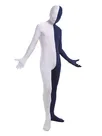 White Navy Lycra Spandex Zentai Catsuit Skinsuit Unisex Second Skin Full Body Zentai Catsuit Skinsuit White Navy Lycra Spandex Zentai Catsuit Skinsuit Unisex Second Skin Full Body Zentai Catsuit Skinsuit