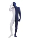 White Navy Lycra Spandex Zentai Catsuit Skinsuit Unisex Second Skin Full Body Zentai Catsuit Skinsuit White Navy Lycra Spandex Zentai Catsuit Skinsuit Unisex Second Skin Full Body Zentai Catsuit Skinsuit