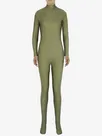 Green Women Bodysuit Lycra Skinsuit Spandex Catsuit Zentai Unitard Second-skin Clothing Green Women Bodysuit Lycra Skinsuit Spandex Catsuit Zentai Unitard Second-skin Clothing