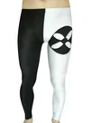 Second Skin Black White Trousers Spandex Pants