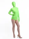 Women Forest Green Spandex Bodysuit Zentai Skinsuit Leotard Second-skin Clothing