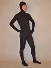 Black Face Open Lycra Skinsuit Spandex Catsuit Zentai Unitard Second-skin Clothing