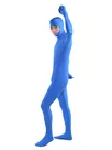 Blue Face Opened Second Skin Full Body Lycra Skinsuit Spandex Catsuit Zentai Unitard Blue Face Opened Second Skin Full Body Lycra Skinsuit Spandex Catsuit Zentai Unitard