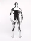 Silver Second Skin Full Body Wet Look Shiny Metallic Zentai Catsuit Skinsuit