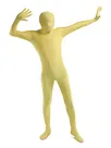 Yellow Unisex Costume Second Skin Full Body Lycra Skinsuit Spandex Catsuit Zentai Unitard Yellow Unisex Costume Second Skin Full Body Lycra Skinsuit Spandex Catsuit Zentai Unitard
