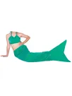 Second Skin Green Tail Mermaid Lycra Spandex Costume Animal Costume Second Skin Green Tail Mermaid Lycra Spandex Costume Animal Costume