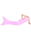 Second Skin Light Pink Mermaid Tail Wet Look Shiny Metallic Clothes Second Skin Light Pink Mermaid Tail Wet Look Shiny Metallic Clothes