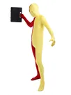 Red and Yellow Split Second Skin Full Body Lycra Spandex Zentai Catsuit Skinsuit Red and Yellow Split Second Skin Full Body Lycra Spandex Zentai Catsuit Skinsuit