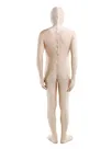 Unisex Off-white Open Face Bodysuit Unicolor Lycra Skinsuit Spandex Catsuit Zentai Unitard Second-skin Clothing Unisex Off-white Open Face Bodysuit Unicolor Lycra Skinsuit Spandex Catsuit Zentai Unitard Second-skin Clothing