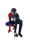 Movie Extraordinary Venom Spiderman Cosplay Zentai Catsuit Skinsuit Second-skin Clothing