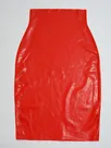 Red Nature Latex Skirt Woman Sexy Second Skin Short Skirts Latex Skirts