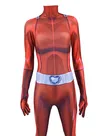 Totally Spies Anime Red Girl Agent Group Mandy Cosplay Second Skin Full Body Zentai Catsuit Skinsuit