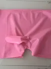 Natural Latex Sexy Men Underwear Transparent Latex Boxer Brief with Condom Second Skin