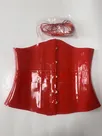 Second Skin Natural Latex Sexy Red 1mm Thicker Red Latex Bustier Corset