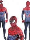 PS4 Punk Spider-man Costume One-piece Zentai Catsuit Skinsuit Second-skin Clothing