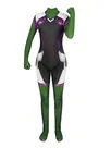 American Drama Female Hulk Cosplay Costume Second Skin Full Body Spandex Zentai Catsuit Skinsuit