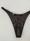 Second Skin Women Natural Latex Panties G String Panties Latex Thong String Panties