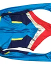 Second Skin Women Supergirl Hero Costume with Cape and Blindfold Cosplay Zentai Skinsuit Leotard