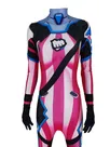 Women Jinx and D.va Hero Costume Spandex Cosplay Zentai Catsuit Skinsuit Second-skin Clothing