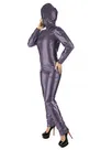 Long Sleeve Catsuit Zentai Second-skin Clothing High Waist Elastic Wet Look Skinsuit Wetlook Unitard PVC Zip Front Hooded Bodysuit Long Sleeve Catsuit Zentai Second-skin Clothing High Waist Elastic Wet Look Skinsuit Wetlook Unitard PVC Zip Front Hooded Bodysuit