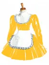 Second Skin Maid Outfit Puff Long Sleeve Dress and White Apron Cute Lolita Dresses