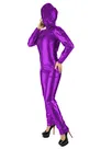 Long Sleeve Catsuit Zentai Second-skin Clothing High Waist Elastic Wet Look Skinsuit Wetlook Unitard PVC Zip Front Hooded Bodysuit Long Sleeve Catsuit Zentai Second-skin Clothing High Waist Elastic Wet Look Skinsuit Wetlook Unitard PVC Zip Front Hooded Bodysuit