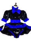 Second Skin Cross-dresser Wetlook PVC Dress Lockable Panties French Maid Dresses Sweet Lolita Dress Second Skin Cross-dresser Wetlook PVC Dress Lockable Panties French Maid Dresses Sweet Lolita Dress