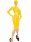 Zentai Second-skin Women Wet Look Skinsuit Wetlook Unitard PVC Hooded Mini Dress Zipper Bondage Dress Wrap Dress with Mask Zentai Second-skin Women Wet Look Skinsuit Wetlook Unitard PVC Hooded Mini Dress Zipper Bondage Dress Wrap Dress with Mask