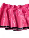 Second Skin Natural Latex Clothing Pink Mini Skirt Latex Skirt