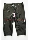 Natural Latex Second Skin Gummi Underwear with Cod piece Hidden Condom