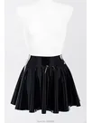 Second Skin Natural Latex Skirt Skater Skirt Women Skirt