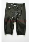 Natural Latex Second Skin Gummi Underwear with Cod piece Hidden Condom