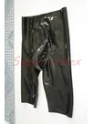 Natural Latex Second Skin Gummi Underwear with Cod piece Hidden Condom