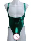 Second Skin Wet Look Shiny Metallic Dew Chest Backless Leotards Jumpsuit Men Hollow-out Outfit Suspenders Bodysuit Second Skin Wet Look Shiny Metallic Dew Chest Backless Leotards Jumpsuit Men Hollow-out Outfit Suspenders Bodysuit