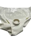 Second Skin Natural Latex Briefs Front Hole Anus Sheath Roll Hol Underwear Second Skin Natural Latex Briefs Front Hole Anus Sheath Roll Hol Underwear