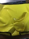 Second Skin Natural Latex Underwear Men Yellow Latex Shorts with Condom