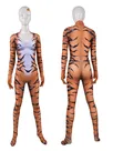 Red Black Cat Cosplay Tiger Skin Bodysuit Animal Zentai Catsuit Skinsuit