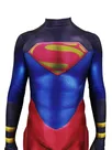 Men DC Comics Costume Blue Muscle Superman One-piece Superman Spandex Cosplay Zentai Catsuit Skinsuit Second-skin Clothing