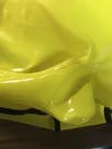 Second Skin Natural Latex Underwear Men Yellow Latex Shorts with Condom