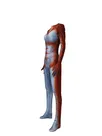 Female the Predator Cosplay Costume Spandex Cosplay Zentai Catsuit Skinsuit Second-skin Clothing
