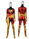 X-men Dark Phoenix Costume Women X-men Cosplay Zentai Catsuit Skinsuit Second-skin Clothing
