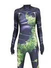 Women DC Poison Ivy Costume Jumpsuit Plant Girl Cosplay Zentai Catsuit Skinsuit Second-skin Clothing