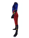 Men DC Comics Costume Blue Muscle Superman One-piece Superman Spandex Cosplay Zentai Catsuit Skinsuit Second-skin Clothing